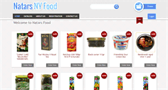 Desktop Screenshot of natarsfood.com