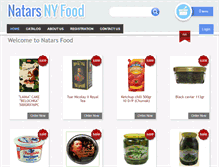 Tablet Screenshot of natarsfood.com